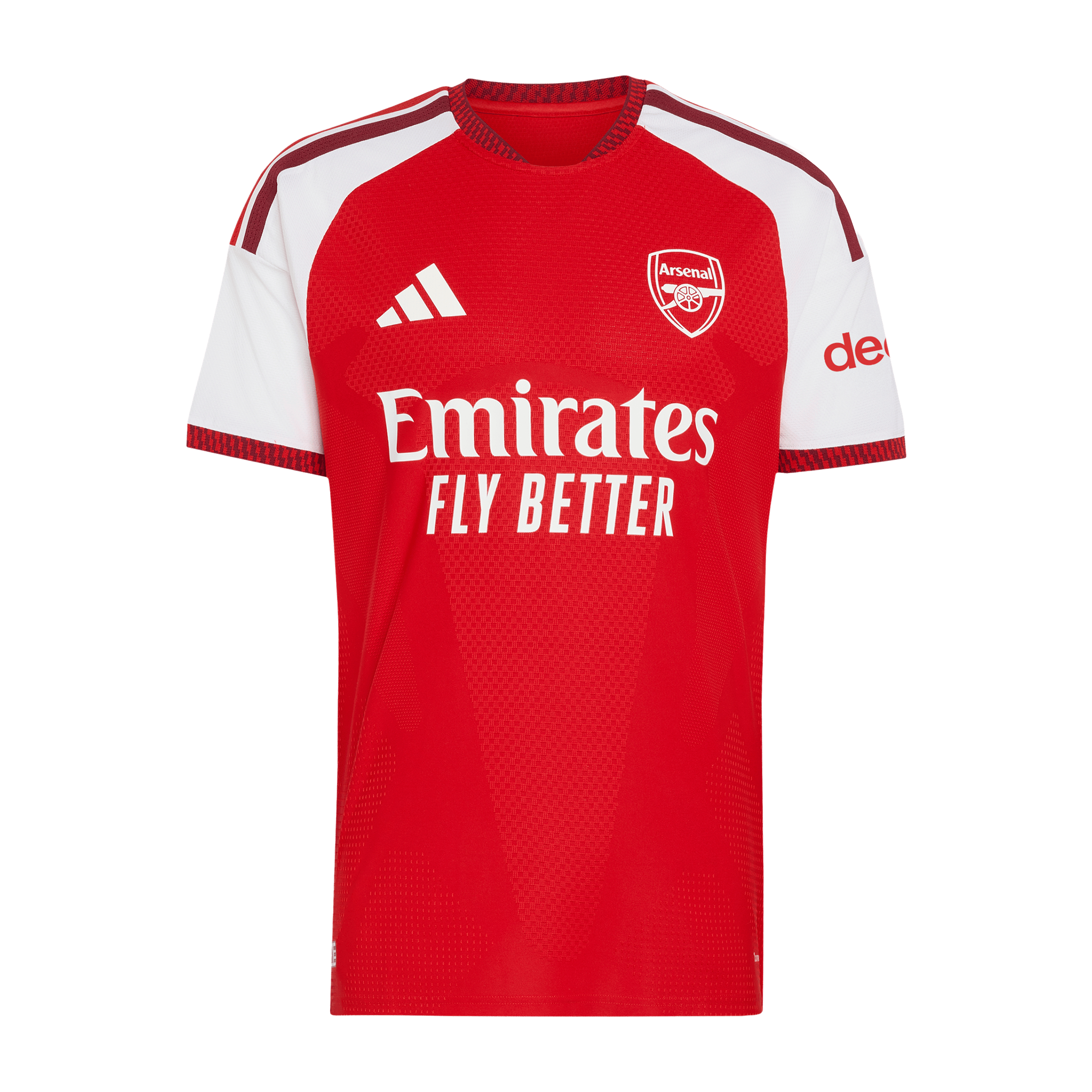 adidas Mens Arsenal FC 26/27 Home Authentic Football Jersey Red